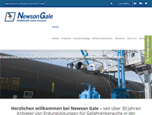 Tablet Screenshot of newson-gale.de